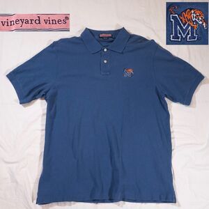Vineyard Vines Memphis Tigers Polo Logo Embroidered Mens L